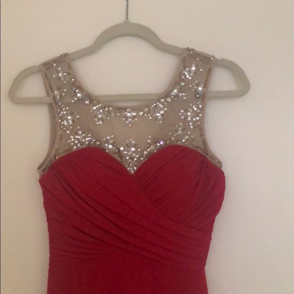 Red long Dress(prom, homecoming, fancy occasion)